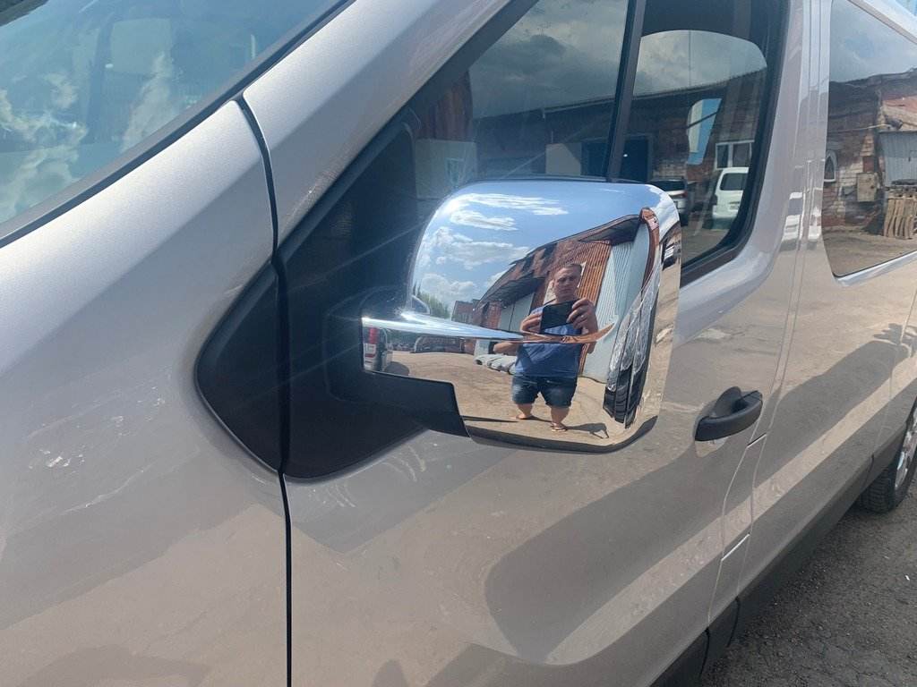 Lining the mirrors (2 pieces, plastic) for Opel Vivaro 2015-2019 - Reelken Auto