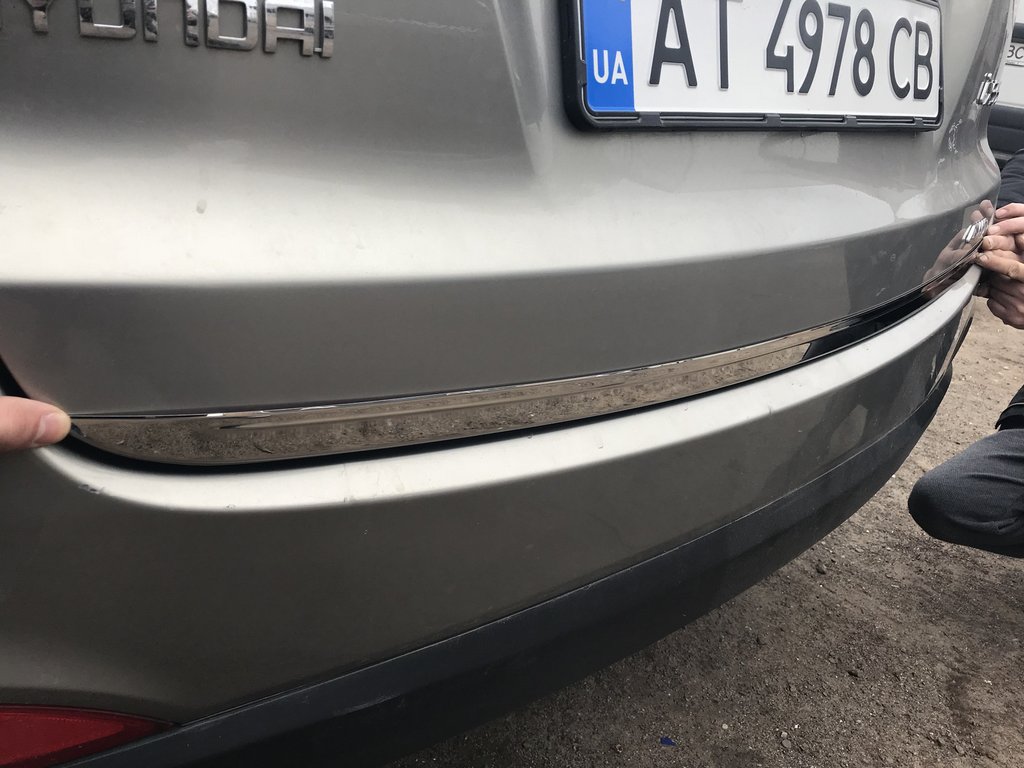The edge of the trunk (stainless) for Hyundai IX-35 2010-2015 - image 4