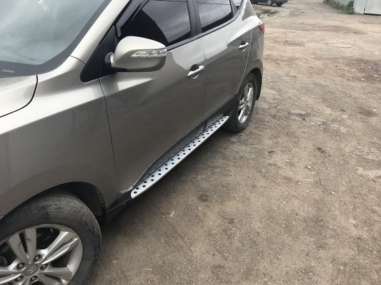 Side Steps Niken-BMW-Style (2 pcs, plastic) for Hyundai IX-35 2010-2015 - image 2