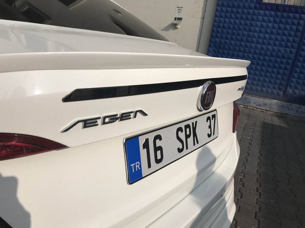 Paintable spoiler (fiberglass) for Fiat Tipo 2016↗ year - Reelken Auto