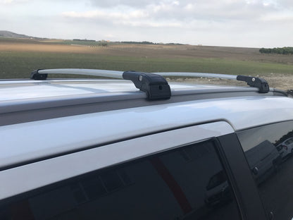 Roof rack (cross bars) for integrated roof rails lockable WingCarrier V2 (2 pcs) for Renault Lodgy 2013-2022 - image 1