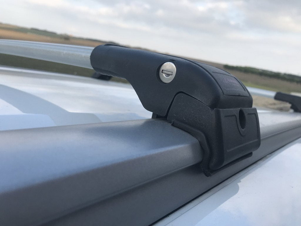 Roof rack (cross bars) for integrated roof rails lockable WingCarrier V2 (2 pcs) for Renault Lodgy 2013-2022 - image 2