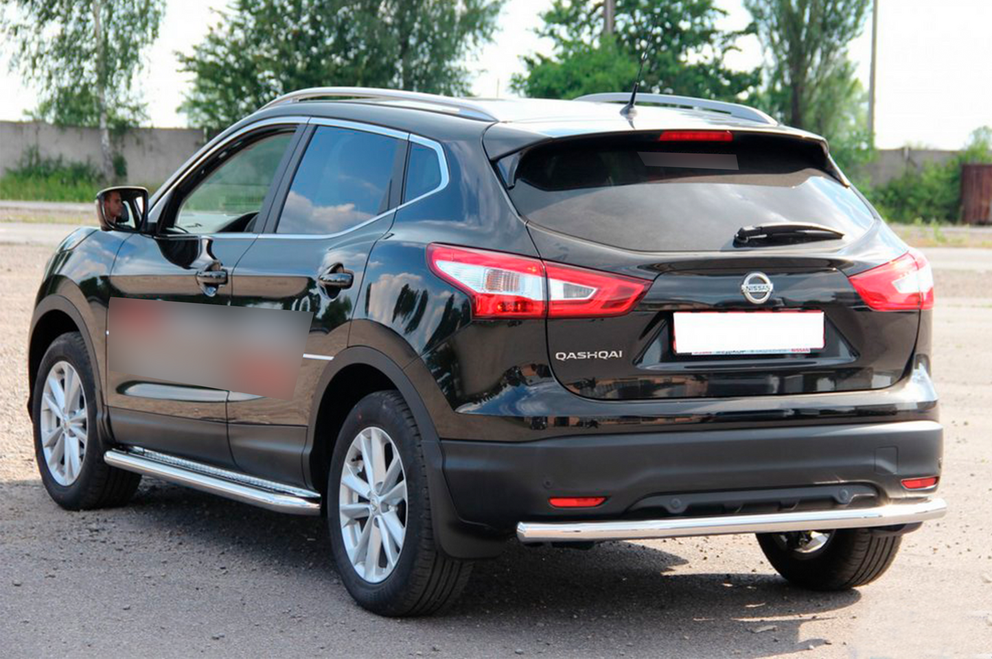 Rear Bar AK002 (Stainless Steel) for Nissan Qashqai 2014-2021 - image 2