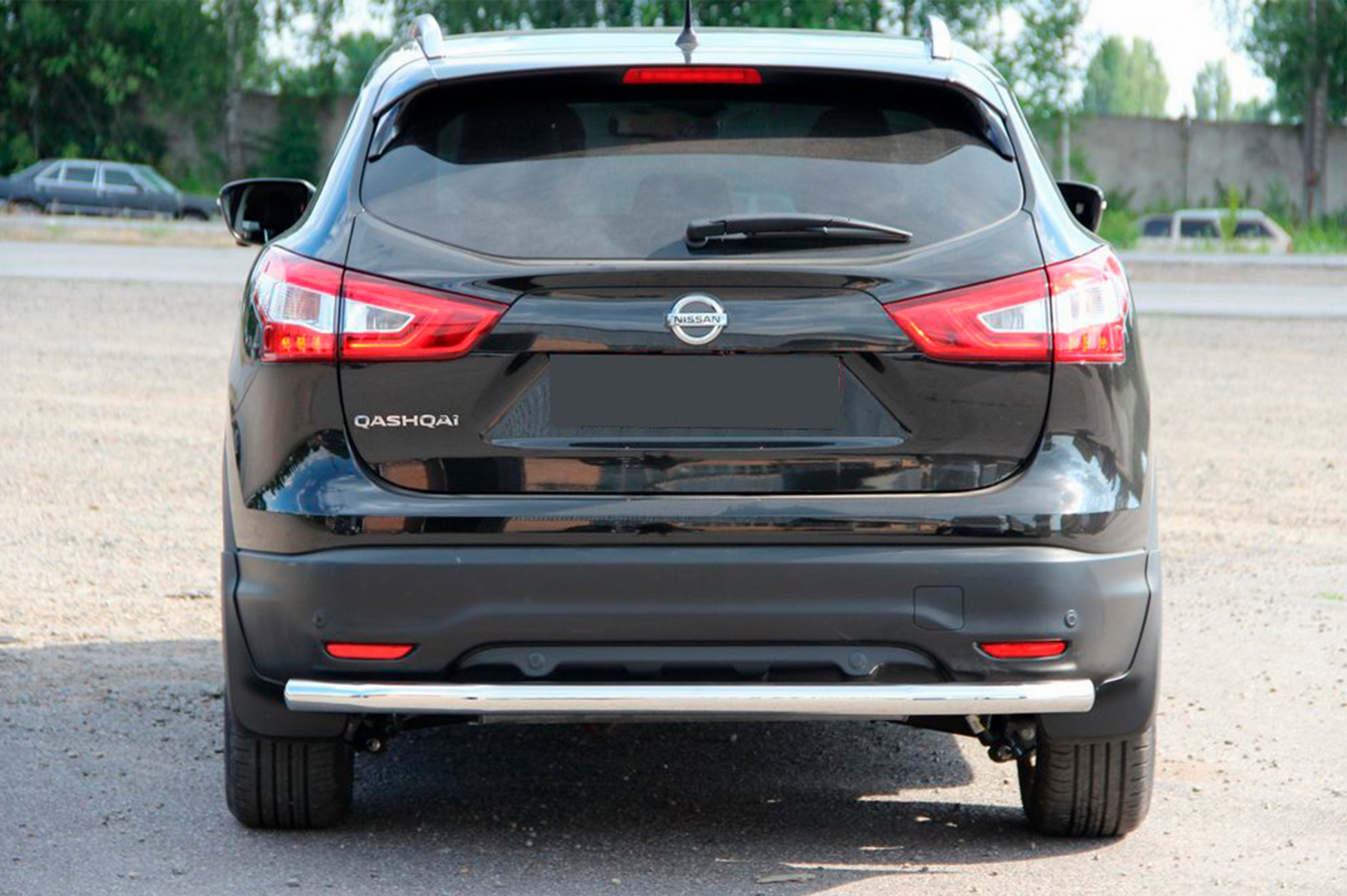 Rear Bar AK002 (Stainless Steel) for Nissan Qashqai 2014-2021 - image 1