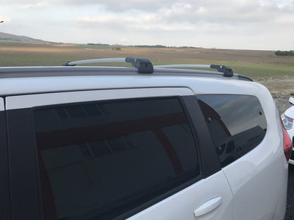 Roof rack (cross bars) for integrated roof rails lockable WingCarrier V2 (2 pcs) for Dacia Lodgy 2012-2022 - image 20