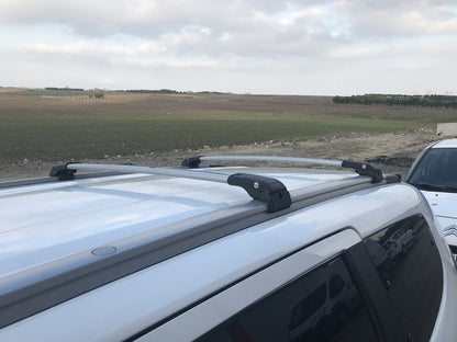 Roof rack (cross bars) for integrated roof rails lockable WingCarrier V2 (2 pcs) for Renault Lodgy 2013-2022 - image 21
