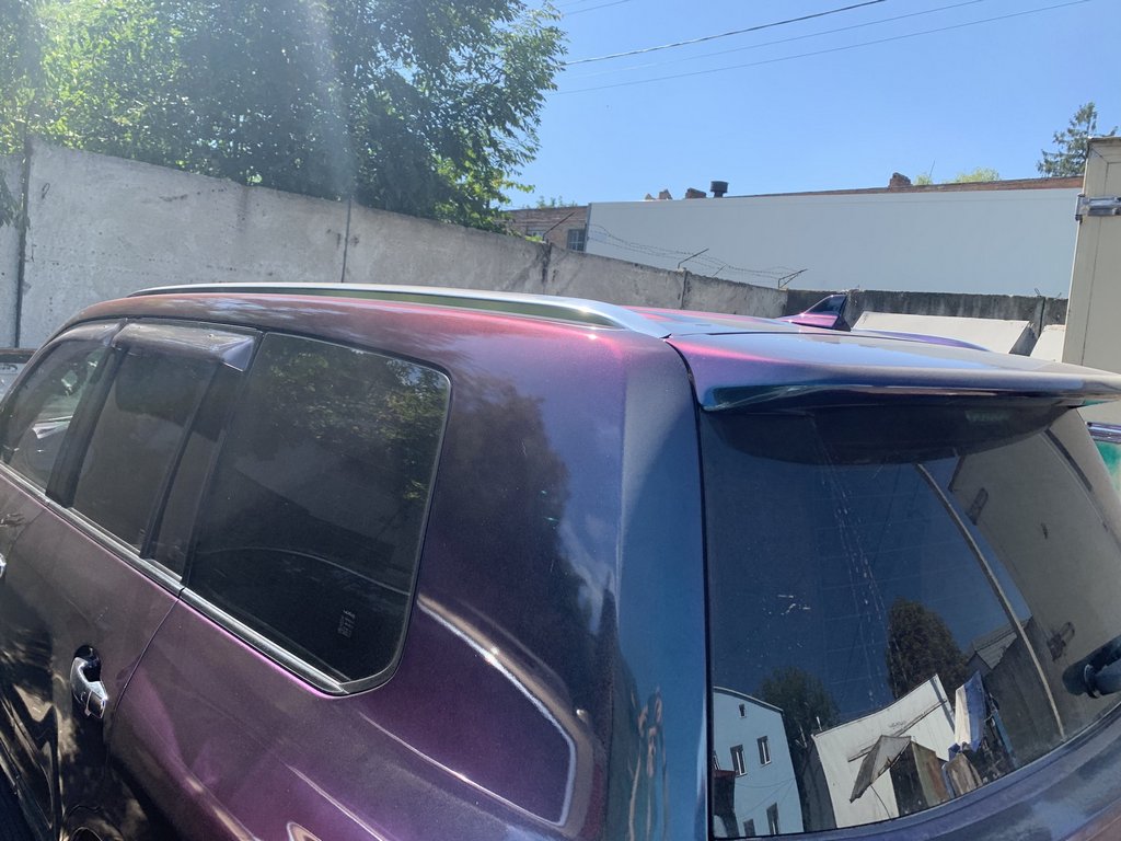 Roof Rails Grey 2008-2015 (Design 2018, 2 pcs) for Lexus LX570/450d 2008-2022 - image 6