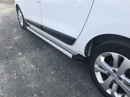 Side Steps Maya V2 (2 pcs, Aluminum) for Renault Lodgy 2013-2022 - image 2