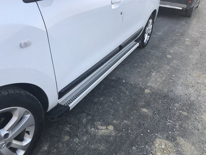 Side Steps Maya V2 (2 pcs, Aluminum) for Dacia Lodgy 2012-2022 - image 2