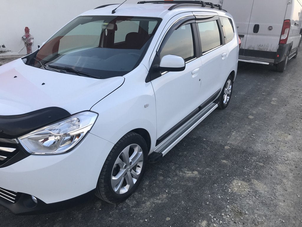 Side Steps Maya V2 (2 pcs, Aluminum) for Renault Lodgy 2013-2022 - image 3