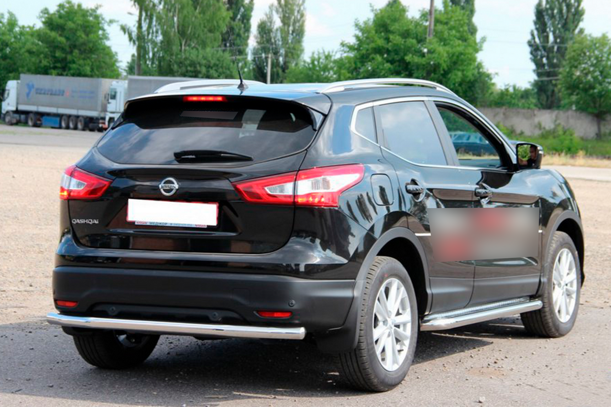 Rear Bar AK002 (Stainless Steel) for Nissan Qashqai 2014-2021 - image 3