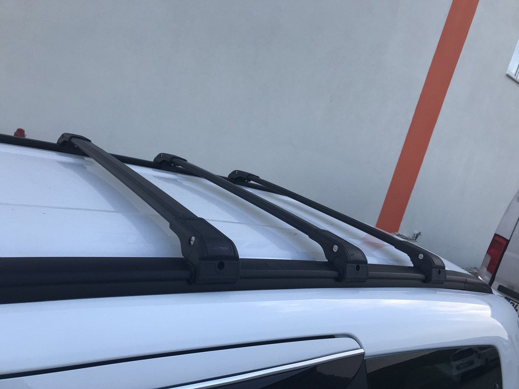 Roof rack (cross bars) for integrated roof rails lockable WingCarrier V2 (2 pcs) for Renault Lodgy 2013-2022 - image 24
