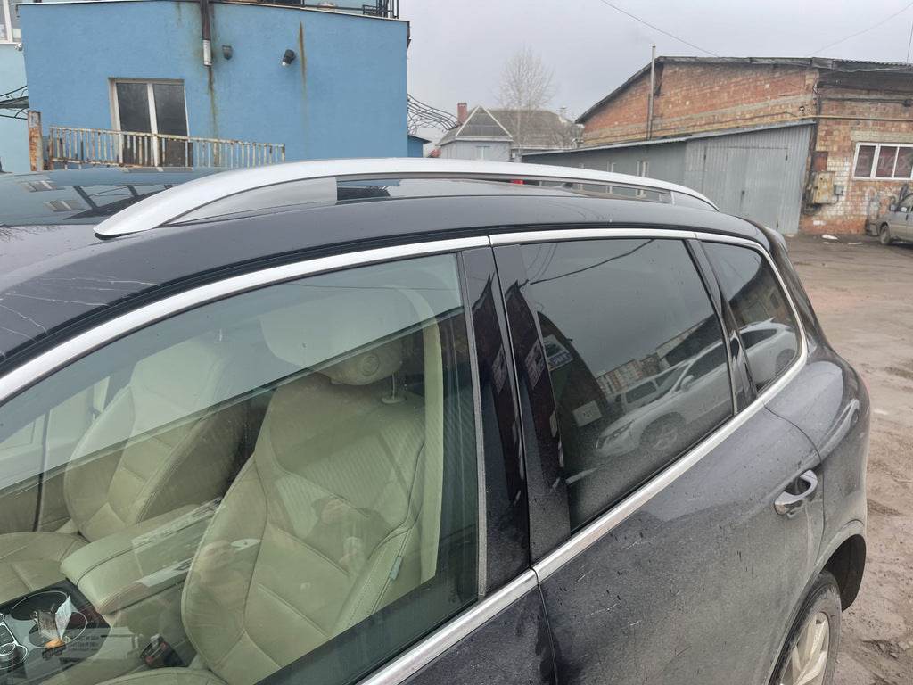 Original roof rails V1 (2 pieces, stainless steel) for Volkswagen Touareg 2010-2018 - Reelken Auto