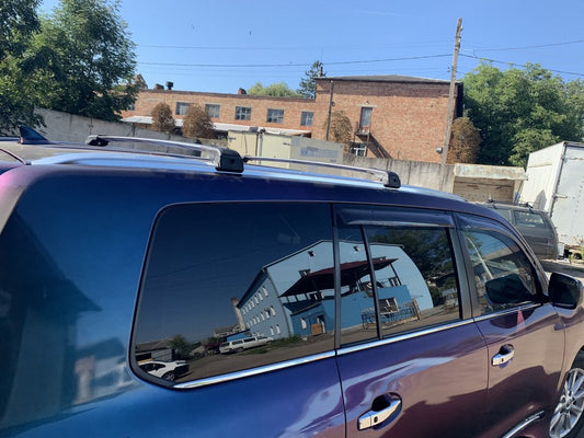 Roof rack (cross bars) for integrated roof rails lockable WingCarrier V2 (2 pcs) for Lexus LX570/450d 2008-2022 - image 2