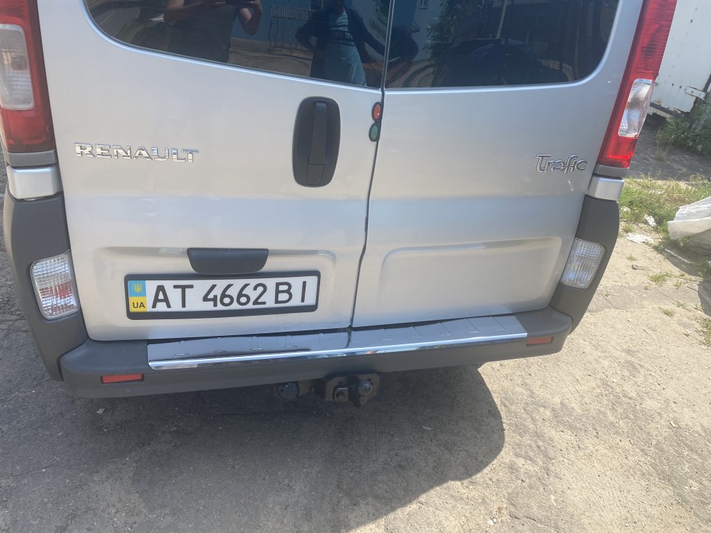 Rear bumper protector with lip Carmos V1 stainless steel for Nissan Primastar 2002-2014 - image 6
