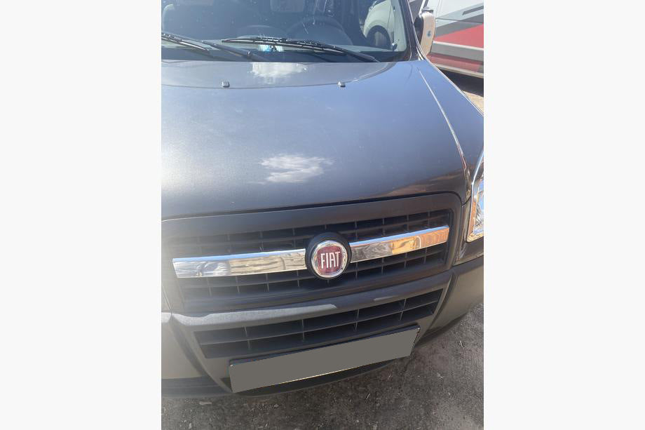 Scuff grille (2 ppm., Stainless steel.) for Fiat Doblo I 2005-2010 - image 1