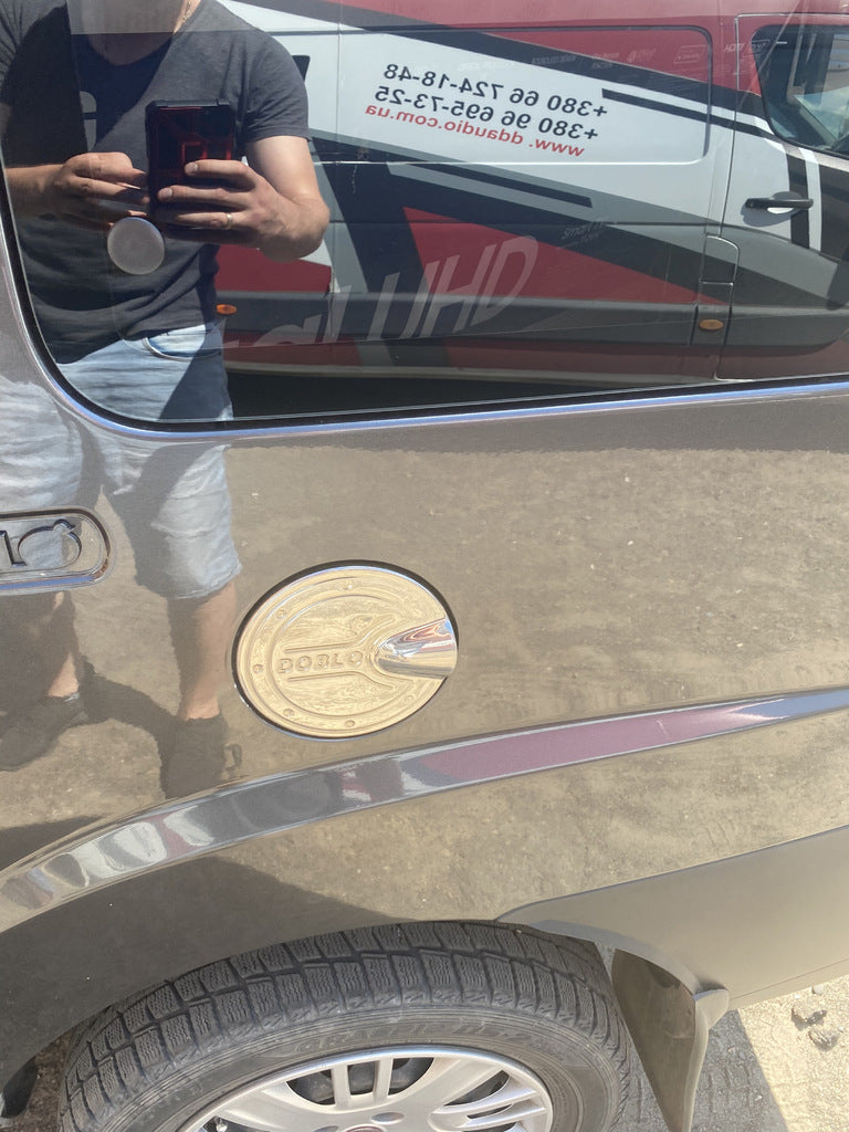 Tank trim (stainless) for Fiat Doblo I 2005-2010 - image 3