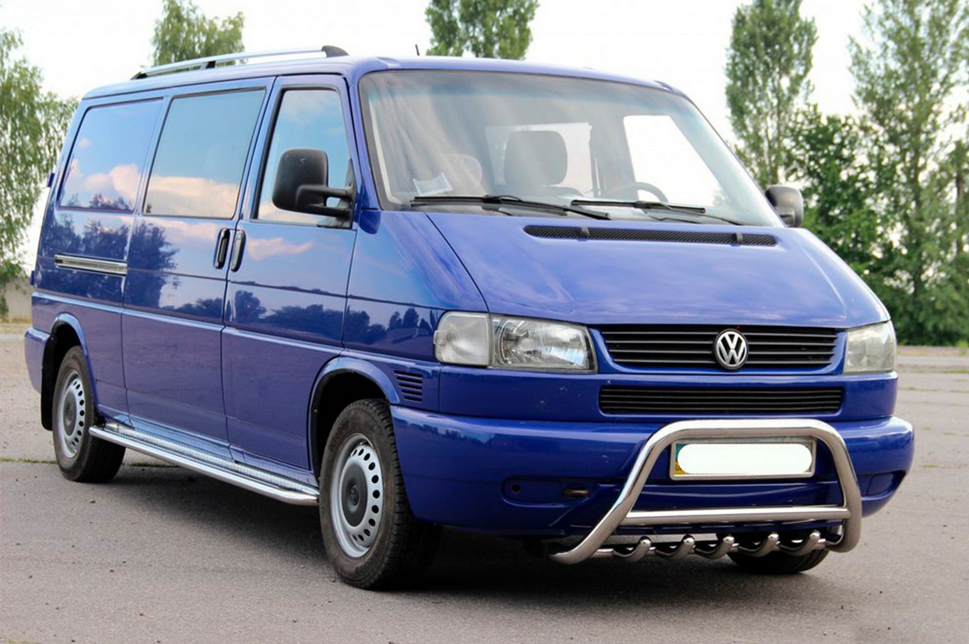 Bull Bar WT003 60mm Stainless Steel for Volkswagen T4 Transporter 1990-2003 - image 5
