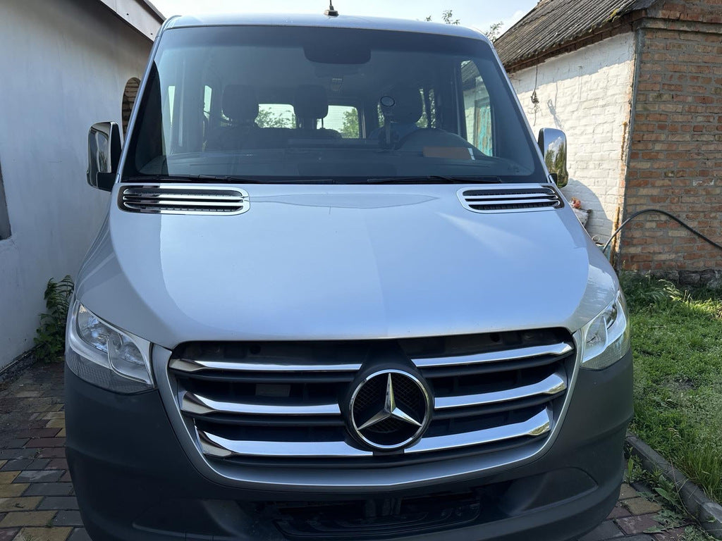 Air Intake Covers OmsaLine (2 pcs, Stainless Steel) for Mercedes Sprinter W907/W910 2018- - image 5