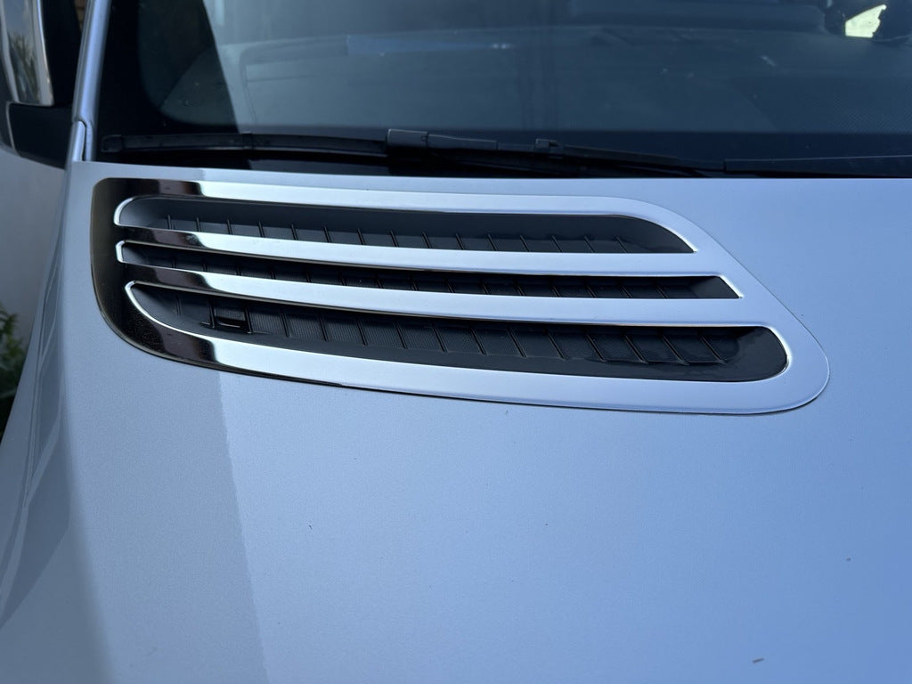 Air Intake Covers OmsaLine (2 pcs, Stainless Steel) for Mercedes Sprinter W907/W910 2018- - image 1