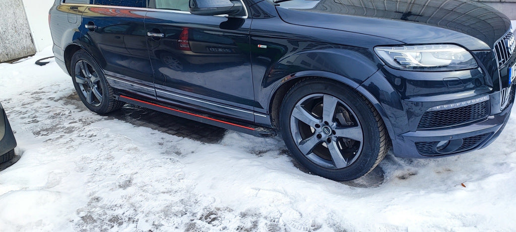 Side Steps Maya Red (2 pcs, Aluminum) for Audi Q7 2005-2015 - image 2