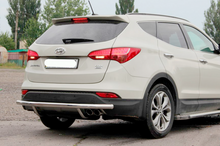 Rear Bar AK002 (Stainless Steel) for Hyundai Santa Fe 3 2012-2018 - image 2