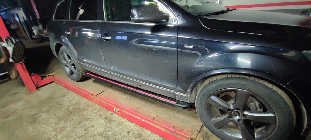 Side Steps Maya Red (2 pcs, Aluminum) for Audi Q7 2005-2015 - image 4