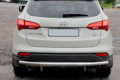Rear Bar AK002 (Stainless Steel) for Hyundai Santa Fe 3 2012-2018 - image 1