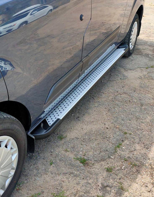 Side sills Allmond Grey (2 EA., alum.) for Ford Custom 2013-2022 - image 1