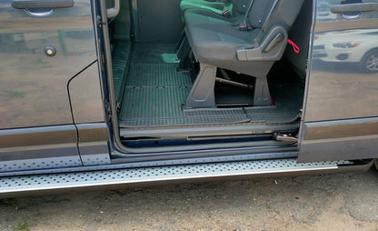 Side Steps Allmond Grey (2 pcs, Aluminum) for Ford Custom 2013-2022 - image 3