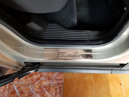 Door Sill Protectors OmsaLine (4 pcs, Stainless Steel) for Ford Courier 2014-2023 - image 6