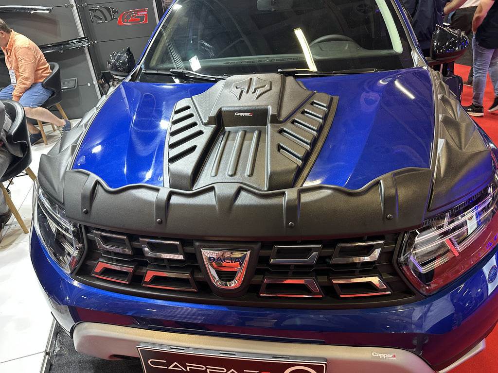 A set of covers on the hood DRAGON (3 pcs) for Renault Duster 2018-2024 - Reelken Auto