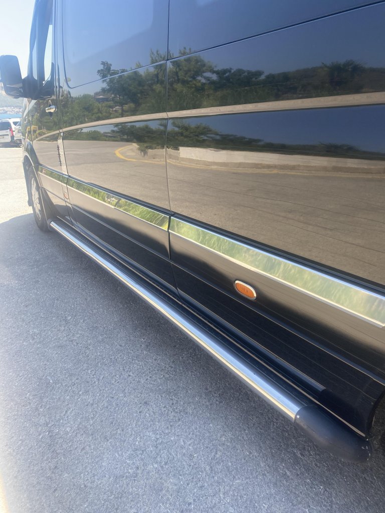 Moldings on door (stainless) for Volkswagen Crafter 2006-2016 - image 9
