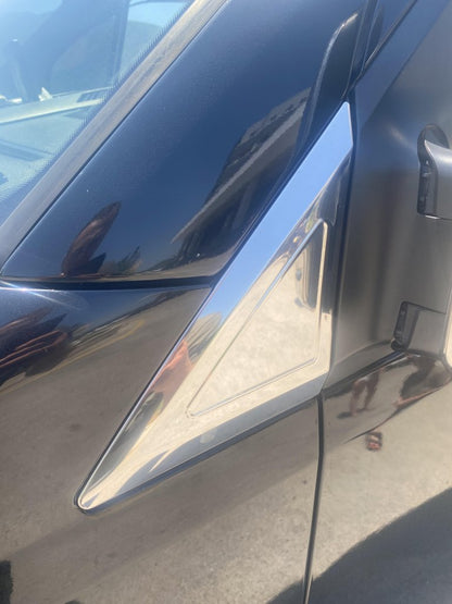 Trim near the mirrors (2 piece, stainless steel) for Mercedes Sprinter W906 2006-2018 - image 8
