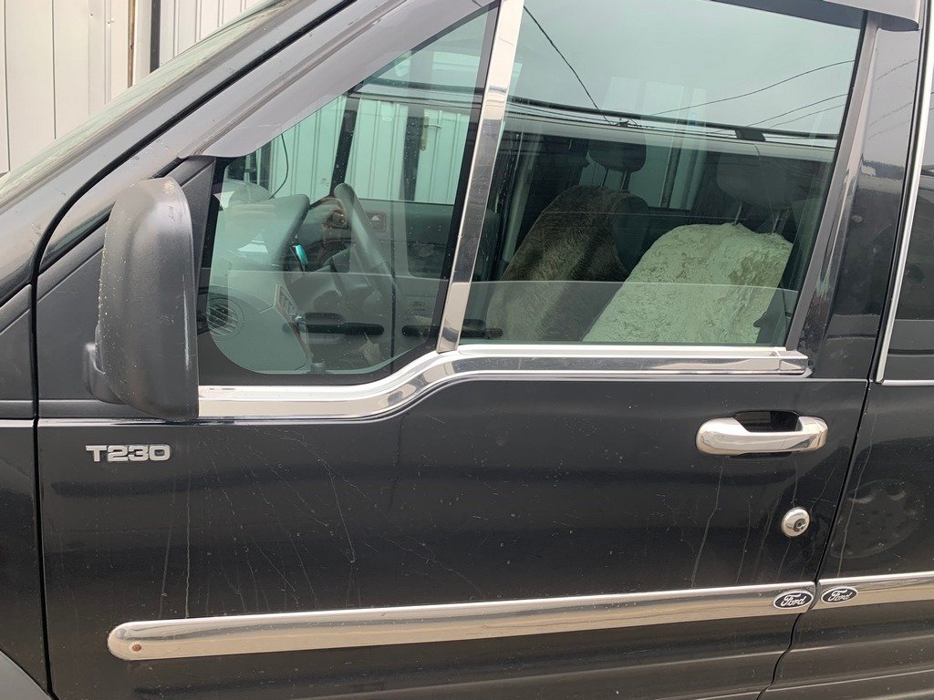 Exterior window trim (2 pcs, stainless steel) for Ford Connect 2010-2013 - image 5