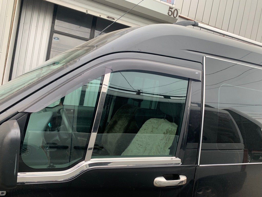 Exterior window trim (2 pcs, stainless steel) for Ford Connect 2006-2009 - image 6