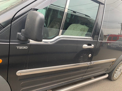 Exterior window trim (2 pcs, stainless steel) for Ford Connect 2006-2009 - image 7
