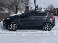 Window deflectors with chrome trim (4 pcs, Niken) for Kia Sportage 2010-2015 - image 1