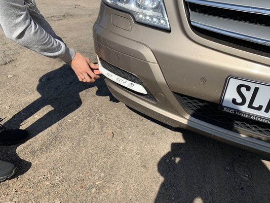 Cilia in the bumper (2010+, paintable) for Mercedes Vito W639 2004-2014 - Reelken Auto