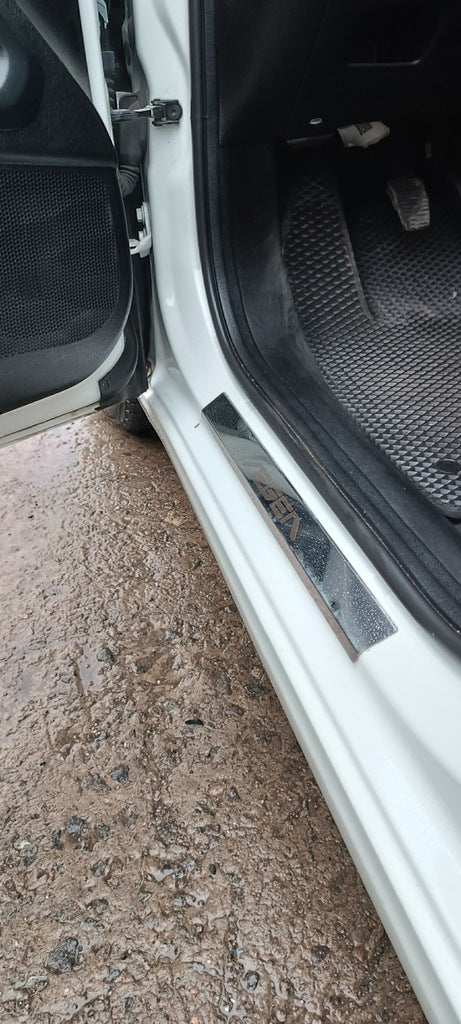 Door Sill Protectors Carmos V1 Aegea (4 pcs, Stainless Steel) for Fiat Tipo 2016- - image 3