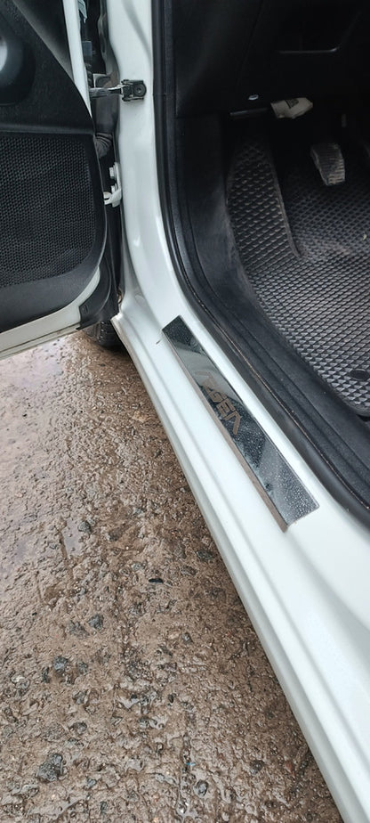 Door Sill Protectors Carmos V1 Aegea (4 pcs, Stainless Steel) for Fiat Tipo 2016- - image 3