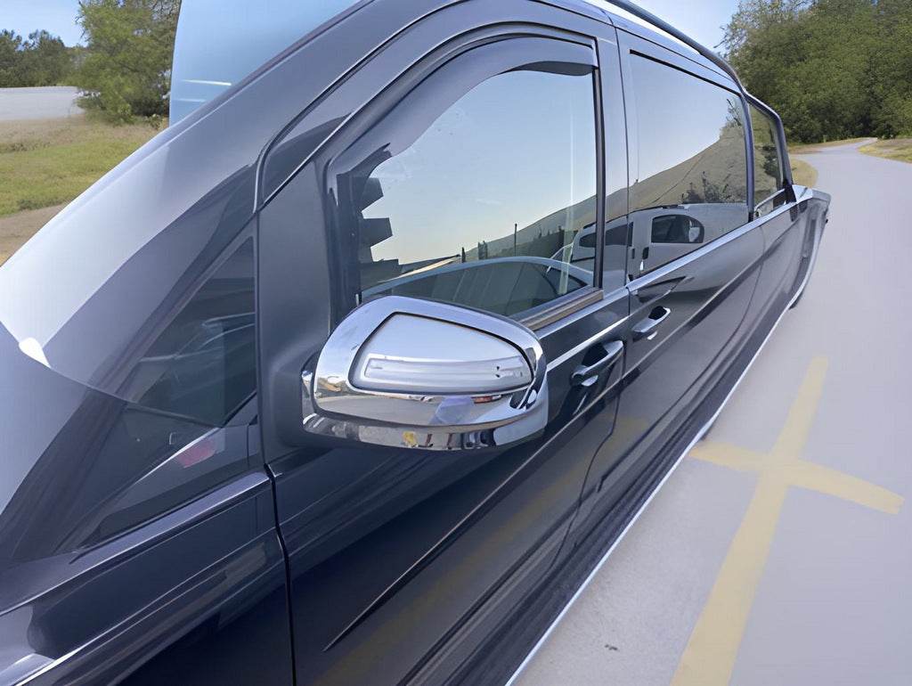 Covers for mirrors VIANO 2010-2015 (2 pieces, plastic) for Mercedes Vito W639 2004-2014 - Reelken Auto