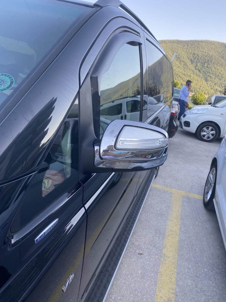 Covers for mirrors VIANO 2010-2015 (2 pieces, plastic) for Mercedes Viano 2004-2014 - Reelken Auto