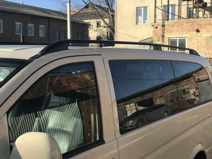 Black Roof Rails Skyport (Solid Metal) for Mercedes Viano 2004-2014 - image 28