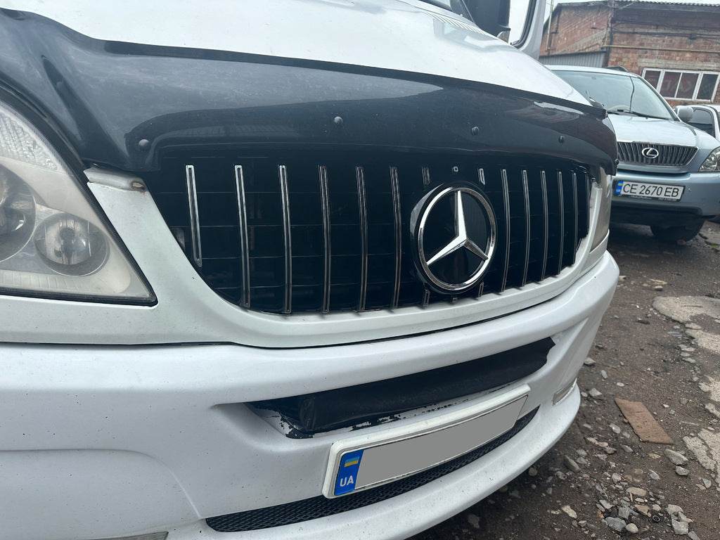 GT Panamericana Chrome Front Grille (2006-2013) for Mercedes Sprinter W906 2006-2018 - Reelken Auto