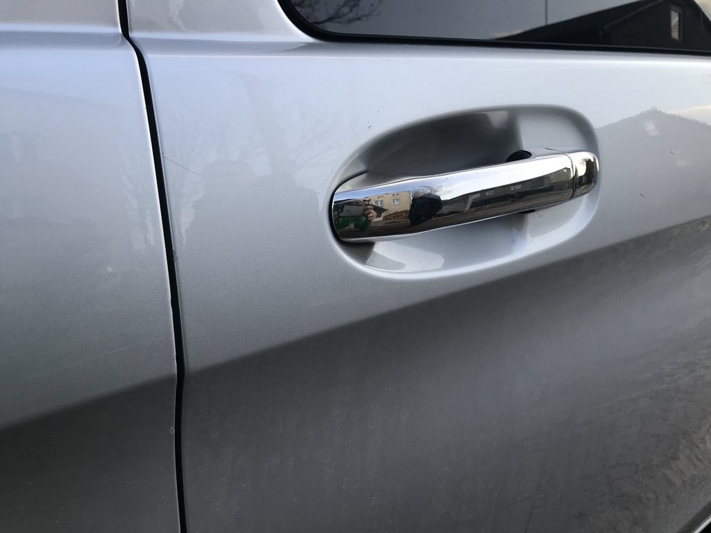 Pads on the handles (4 PCs., stainless.) for Mercedes Vito / V-class W447 2014↗ year - image 3