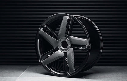 Forged wheels with carbon inserts R20/R21/R22 (LT-Designs, 4 pcs) for BMW X6 G06 2019–2027 - image 4