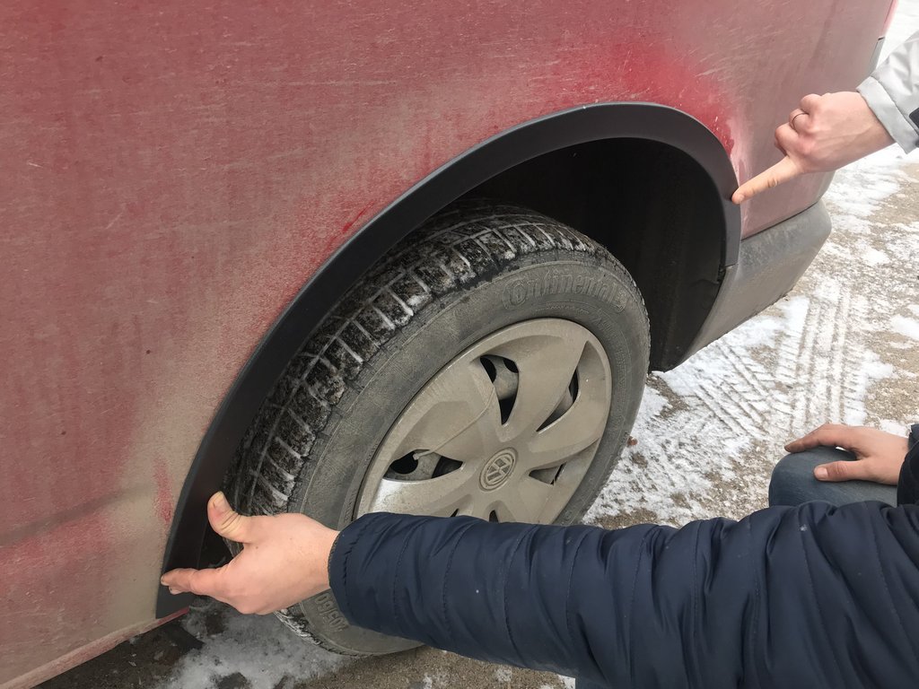 Fender Flares (6 pcs, ABS) for Volkswagen T5 Caravelle 2004-2010 - image 3