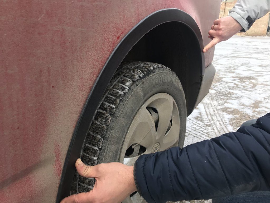 Fender flares (6 pcs, black) for Volkswagen T5 Transporter 2003-2010 - image 4