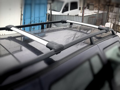 Crossbars for standard roof rails without lock Can V1 (2 pcs) for Mitsubishi L200 2006-2015 - image 1
